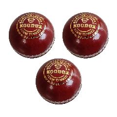 KOODOX Leather Cricket Ball - Pacer (Pack of 3)