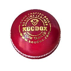 KOODOX Leather Cricket Ball - Match (4 Part Ball, Pack of 1)