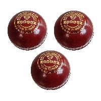 KOODOX Leather Cricket Ball - Pacer (Pack of 3)